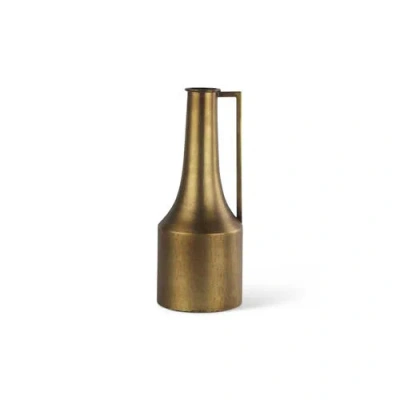 Mercana Aubrey Iron Jug Vase In Gold