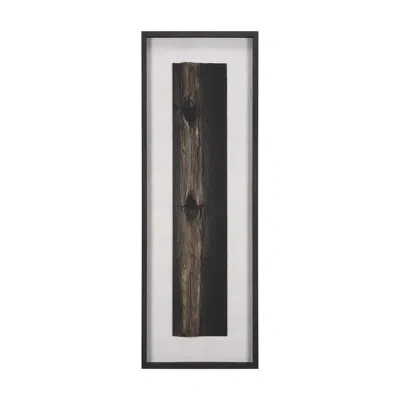 Mercana Bamboo Relief By  Studio, A Hand-made 3d Textured Framed Art Under Glass In Bamboo Relief I