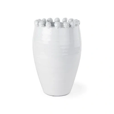 Mercana Basin Glazeddecorative Object In White