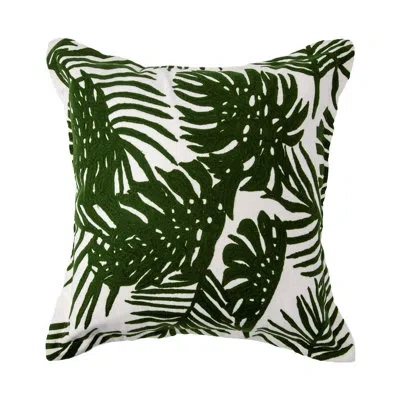 Mercana Boyle Pillow Cover In White;green