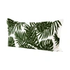 Mercana Boyle Rectangular Pillow Cover In White;green