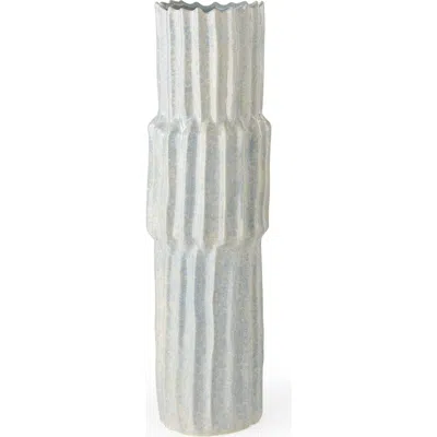 Mercana Cardon Ceramic Vase In Gray