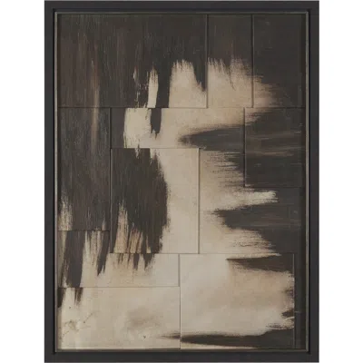 Mercana Charred By Studio A Framed Art Print Matted Under Glass In Brown