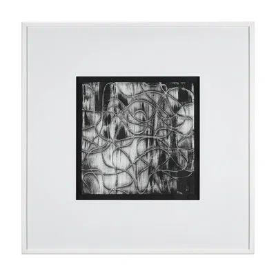 Mercana Continuous Strand I By Hardip Kaur A Framed Art Print Matted Under Glass In Continuous Strand Ii,white