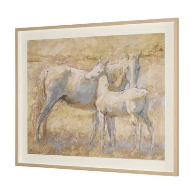 Mercana Curious I By  Studio Hand Embelished Framed Artwork Matted Under Glass In Curious Ii