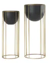 Mercana Danica Set Of 2 Plant Stands
