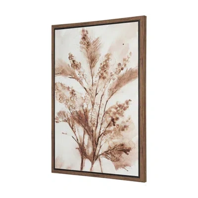 Mercana Fieldspoke Ii By  Studio Hand Embelished Textured Framed Canvas Artwork