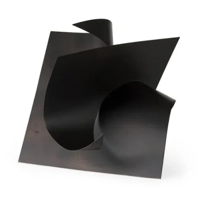 Mercana Francesca Metal Sculptural Decorative Object In Black