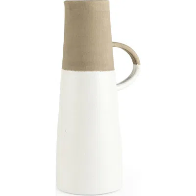 Mercana Garand Two-toned Ceramic Jug In Multi