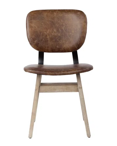 Mercana Haden I Leather Wrap Dining Chair