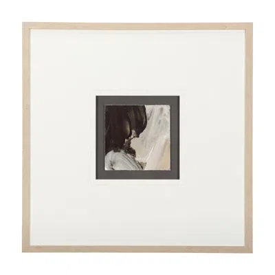 Mercana Harmonic By Studio A Hand Embellished Textured Framed Art Print Matted Under Glass In Brown