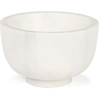 Mercana Katora Small Premium Solid Marble Bowl In White