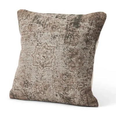 Mercana Khloe Square Pillow Cover In Brown