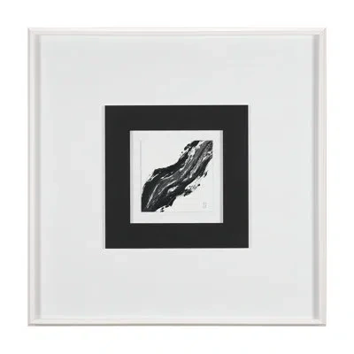 Mercana Lava Flow Ii By Hardip Kaur A Framed Art Print Matted Under Glass In Lava Flow Ii,white
