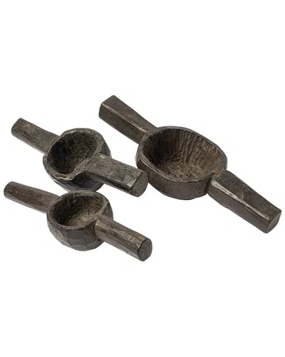 Mercana Oro Set Of 3 Tribal Inspired Measuring Cups