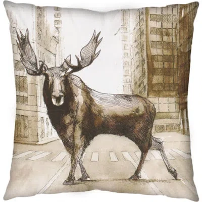 Mercana Pillow Cover In Brown;white