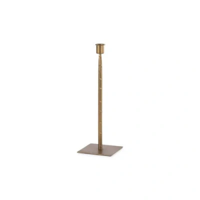Mercana Porter Iron Candle Holder In Gold