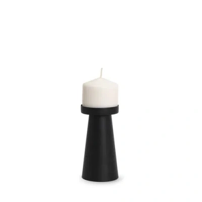 Mercana Quadir Metal Candle Holder In Black