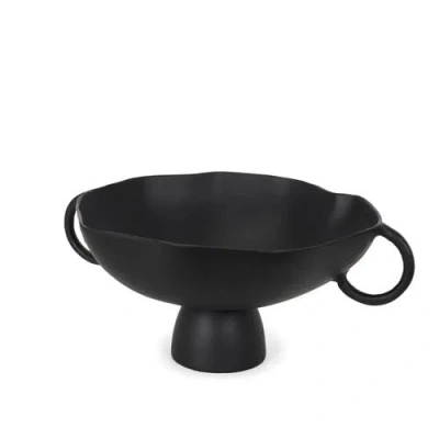 Mercana Radka Metal Decorative Bowl In Black