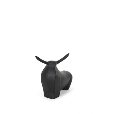 Mercana Radu Bull Decorative Object In Black