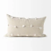 Mercana Rectangular Pillow Cover In White;cream