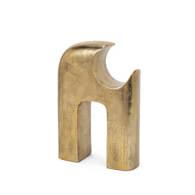 Mercana Renni Small Decorative Sculpture In Gold