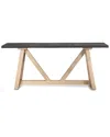 Mercana Rialto Two-tone Angular Leg Console Table