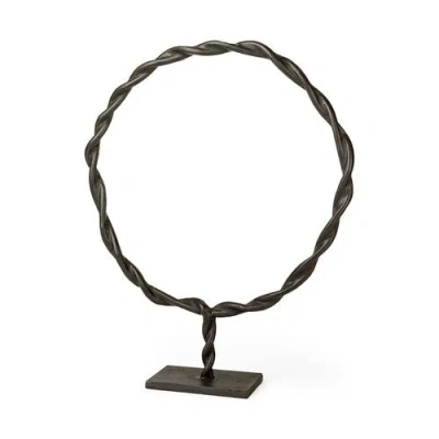 Mercana Rizwan Aluminum Braided Circular Object In Black