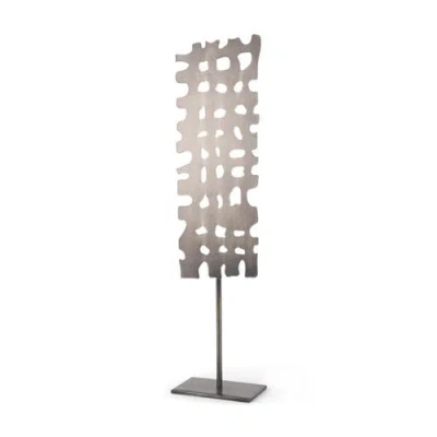 Mercana Shaw Ii Large Rectangular Decorative Object In Gray