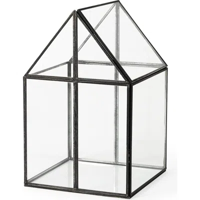 Mercana Sikes Hut Terrarium With Glass Base In Transparent