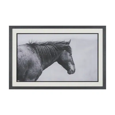 Mercana Silent Gaze By Chad Mackay Framed Art Print Matted Under Glass In Black;white;gray