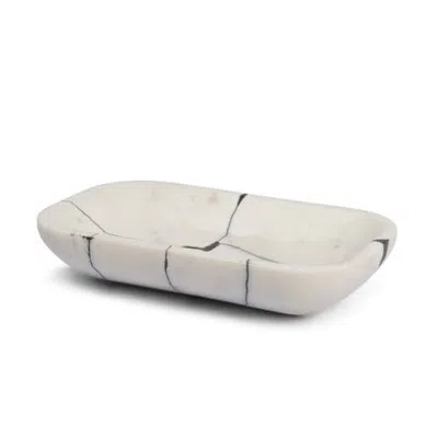 Mercana Sintessi Marble Decorative Bowl In White