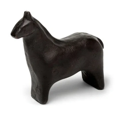 Mercana Sphynx Ii Aluminum Horse Shaped Object In Black