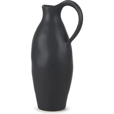 Mercana Valora Ceramic Jug In Black
