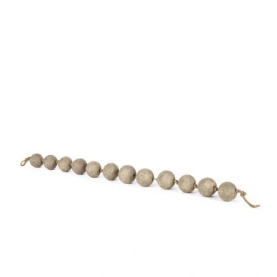 Mercana Varamala Sphere Garland In Gray