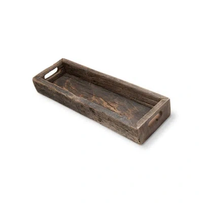 Mercana Vernon Reclaimed Wood Tray In Brown