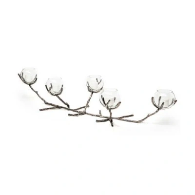 Mercana Vine Candle Table Candle Holder In Silver
