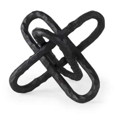 Mercana Wilhelm Metal Link Decor Object In Black
