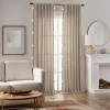 Mercantile Ardmore Rod Pocket Back Tab Light-filtering Single Curtain Panel In Sand