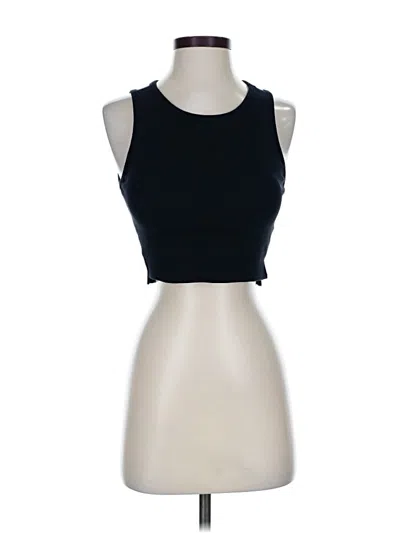 Pre-owned Mercci Boutique No.22 Tank Top Black Halter Neckline Tops