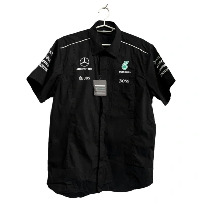 Pre-owned Mercedes Benz X Racing New Mercedes Benz Amg Petronas Racing Shirt Size M In Black