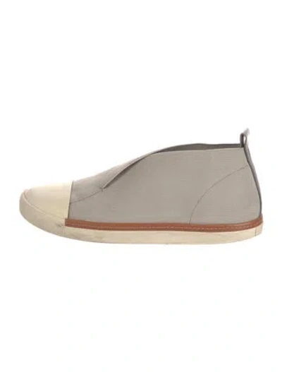 Pre-owned Mercedes Castillo Canvas Sneakers In Neutral