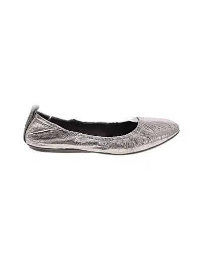 Pre-owned Mercedes Castillo Flats In Silver