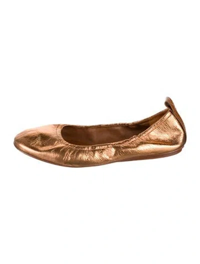 Pre-owned Mercedes Castillo Leather Ballet Flats