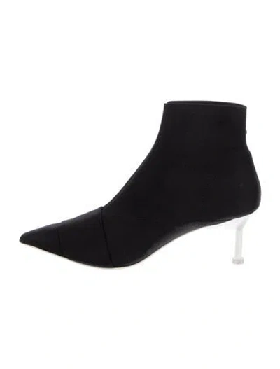 Pre-owned Mercedes Castillo Sock Boots In Black