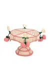 Mercedes Salazar Cake Stand Cherry Mini In Multi