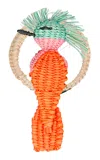 Mercedes Salazar Carpintero Napkin Ring In Orange