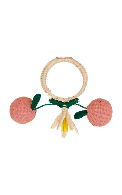 Mercedes Salazar Cherries Napkin Ring In Multi