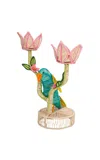 Mercedes Salazar El Loro Candle Holder In Multi