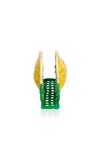 Mercedes Salazar Lemon Napkin Holder In Multi